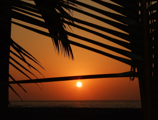 My ideal sunset over the sea, Punta Sal, Peru
