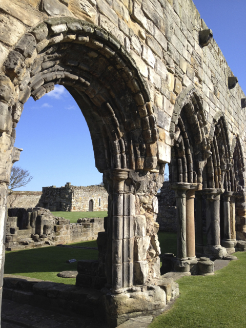The cathedral archways offer a teaser of what's around the next corner...