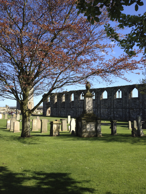 Entering the cathedral grounds on a lovely spring day