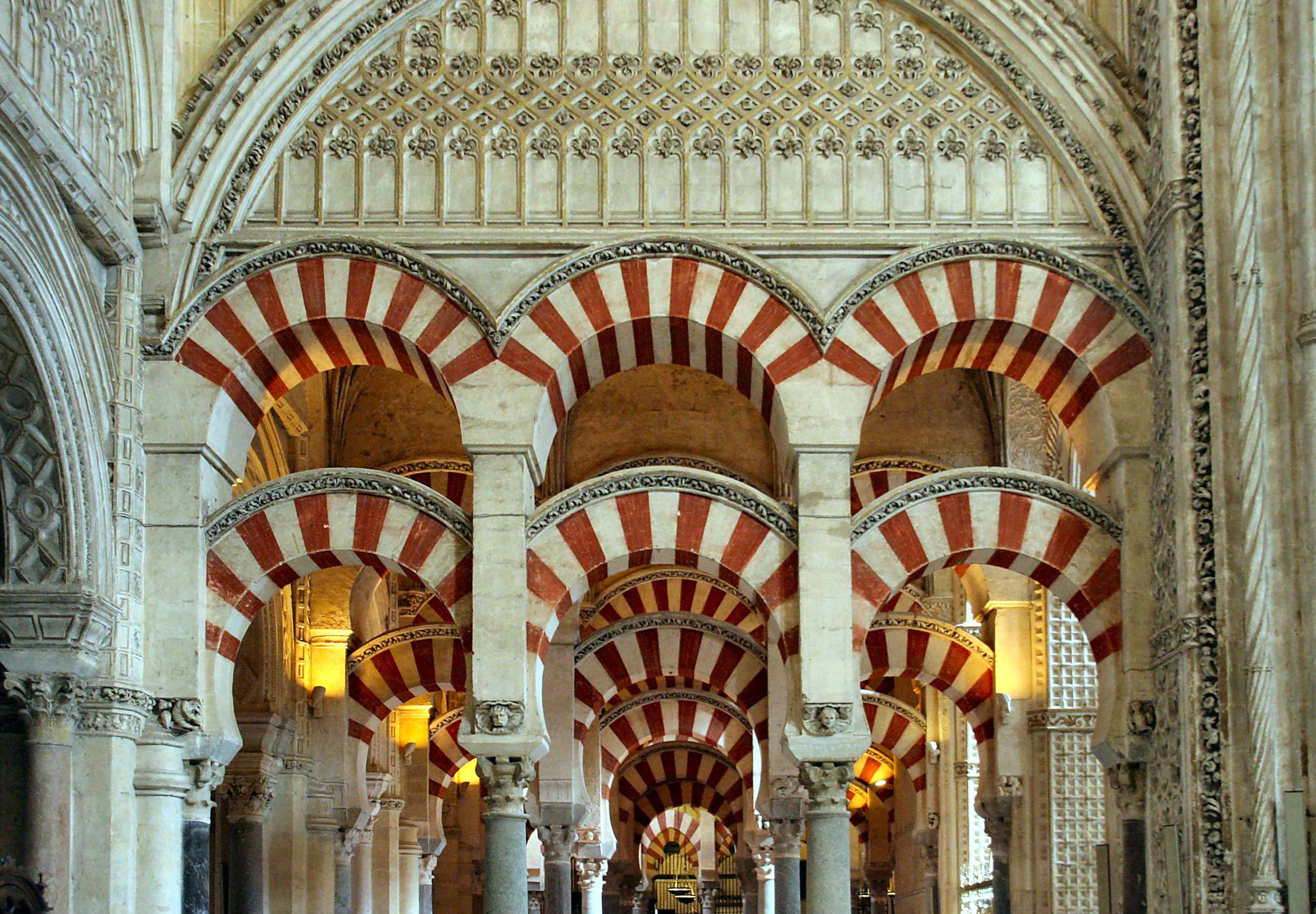 Cordoba Mezquita: Photo courtesy of Jim Pollard (Wikipedia)