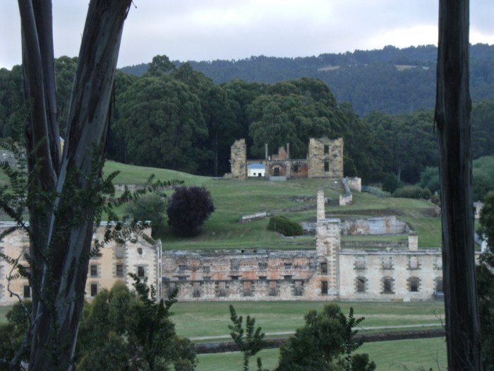 Port Arthur Penal Settlement in the south of Tasmania