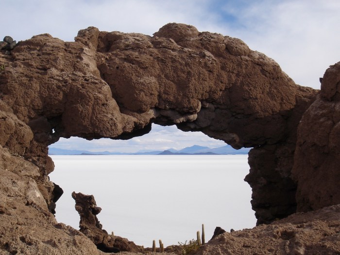 Island in Salar de Uyuni