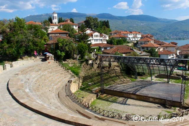 Ohrid's Ancient Theatre has hosted plays, gladiators and fights, and more sinister events...